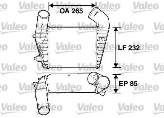 VALEO 817866 Intercooler, charger